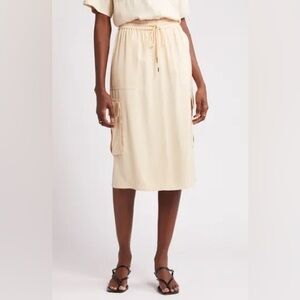 Nordstrom Drawstring Waist Utility Skirt